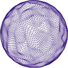 Globe 3D Purple