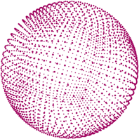Sphere 3D Maroon